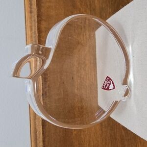 Orrefors Sweden Crystal Apple Paperweight